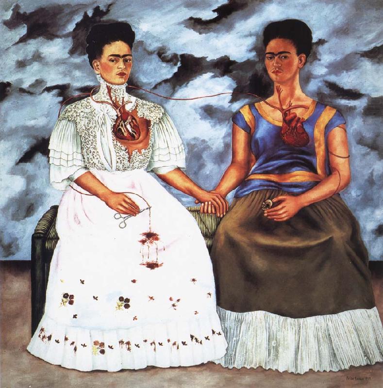 Frida Kahlo The two Fridas china oil painting image